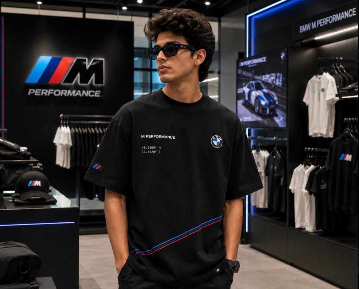 *COMBO OFFER*
BMW M Motorsport + Porsche 911 Oversized Tee_Black