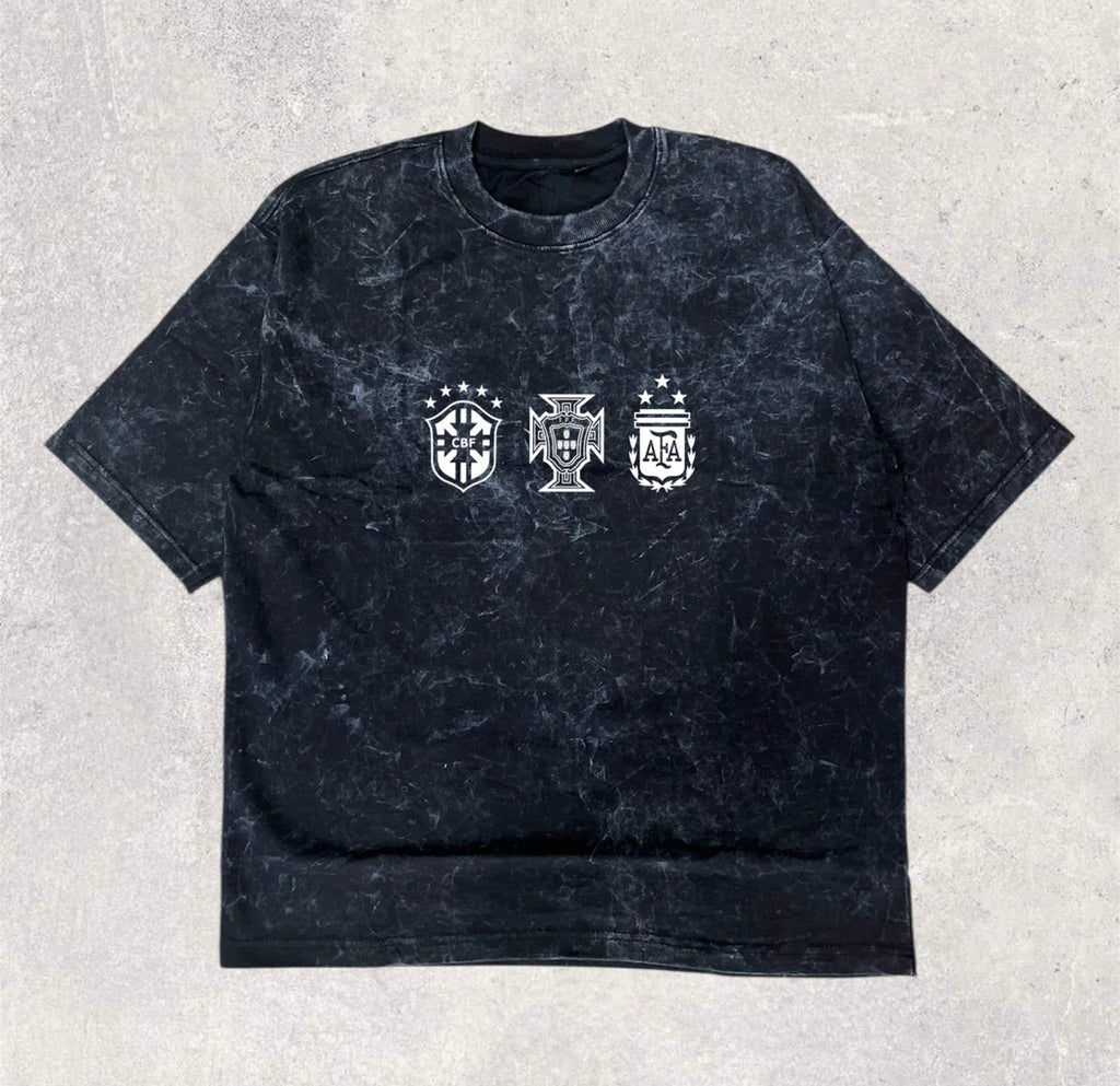 WEAR THE LEGEND! THREE ICONS OVERSIZED UNISEX TEE!