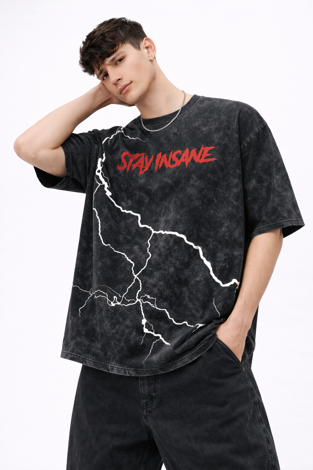 STAY INSANE – Lightning Disorder Tee